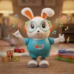 Swing Rabbit Musical Dancing Toy with Light-Up Ears (1 Pc) - Image 5