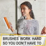Veepee 6-Piece Washing and Cleaning Scrub Brush Set – (Multi-Color Bristles) - Image 2