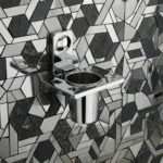 Premium Stainless Steel Wall Mounted Toothbrush Holder with Toothpaste Slot - Image 4