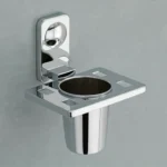 Premium Stainless Steel Wall Mounted Toothbrush Holder with Toothpaste Slot - Image 3
