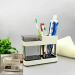 Multipurpose Toothbrush & Toothpaste Stand Holder (1 Set)