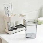 Multipurpose Toothbrush & Toothpaste Stand Holder (1 Set) - Image 4