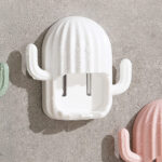 Wall Mounted Cactus-Shape Toothbrush Holder (1 Pc) - Image 5