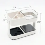 Multipurpose Toothbrush & Toothpaste Stand Holder (1 Set) - Image 5