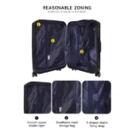 3-Piece Hardshell Luggage Set with Spinner Wheels & TSA Lock - Image 2